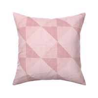 Diamond Geometric Canvas - soft pink 