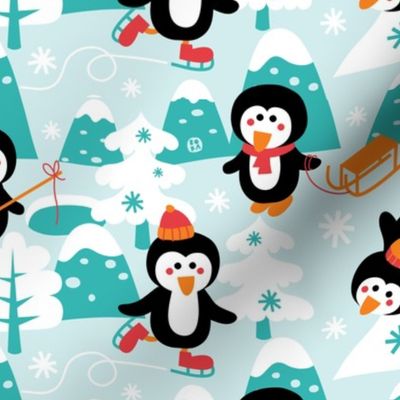 Let is snow in pinguin-land