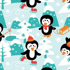 Let is snow in pinguin-land
