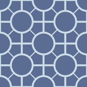 Art Deco Tiles - Blue Nova 