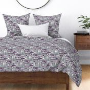 Philadelphia toile purple indigo small