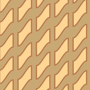 Concave Convex 8 6 Inch ~ yellow ~ tan ~ rust ~ geometric ~ wavy ~ kitchen wallpaper ~ bedroom wallpaper ~ dining room wallpaper