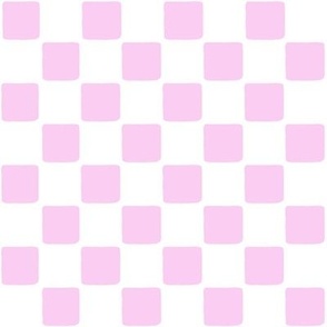 Simple Pink and White Checks