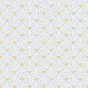 Aurelia - 3334 medium // soft blue yellow creamy white