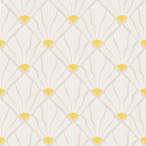 Aurelia - 3335 large // soft beige yellow creamy white