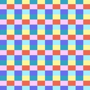 Small Simple Fruity Bold Colorful Checks