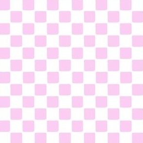 Small Simple Pink and White Checks