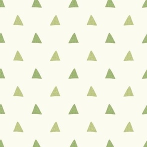 Triangles - Light Green (textured)