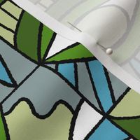 Geometric_Shapes_In_Green_Blue_Gray