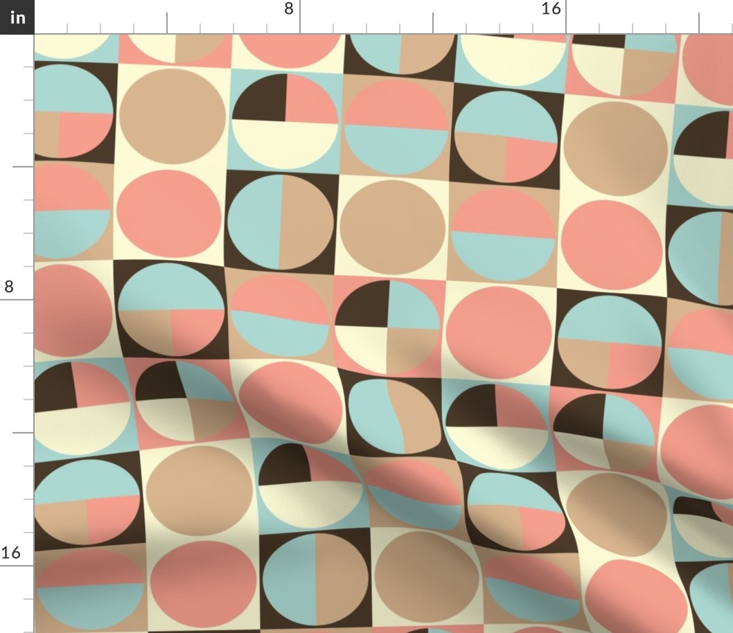 Small Scale -  Minimalist Windowpane - Pie chart - Tiles