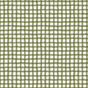 loosey plaid- cottage garden green - smallscale