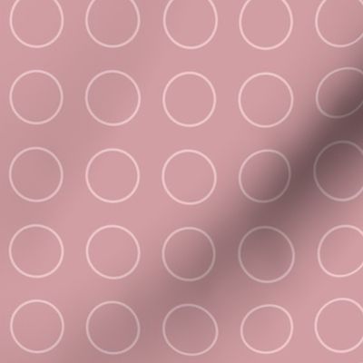 geometric minimal circle - pink