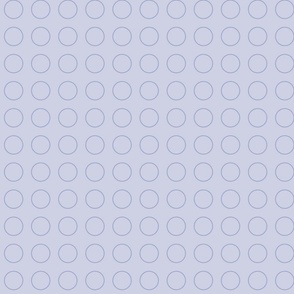 geometric minimal circle - lilac