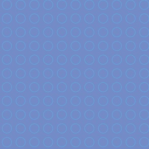 geometric minimal circle - light blue
