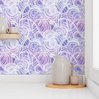 textured tonal lilac whirls