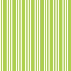 Vertical Stripes Green, Large Scale