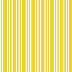 Vertical Stripes Yellow, Large Scale