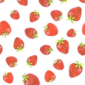 Strawberries, medium scale