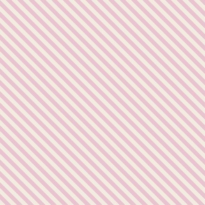 Diagonal Stripes Offwhite Pink