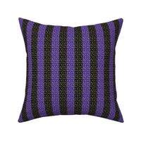 Stripes and Stars Purple and Black 1 inch stripes