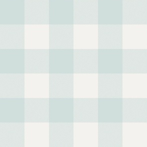 Morning Mist Blue Plaid for Spring 12 inch