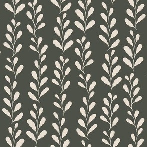 Wavy Leaves // Green Gray