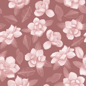 Magnolias - Dusty Pink