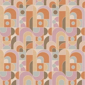 Abstract geometric shapes - neutral colors Small