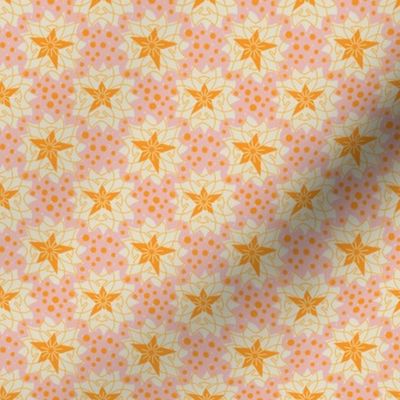 Star Polka Dot Golden Pink 