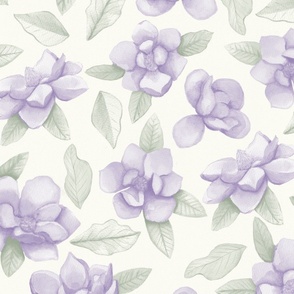 Magnolias - Lavender and Sage