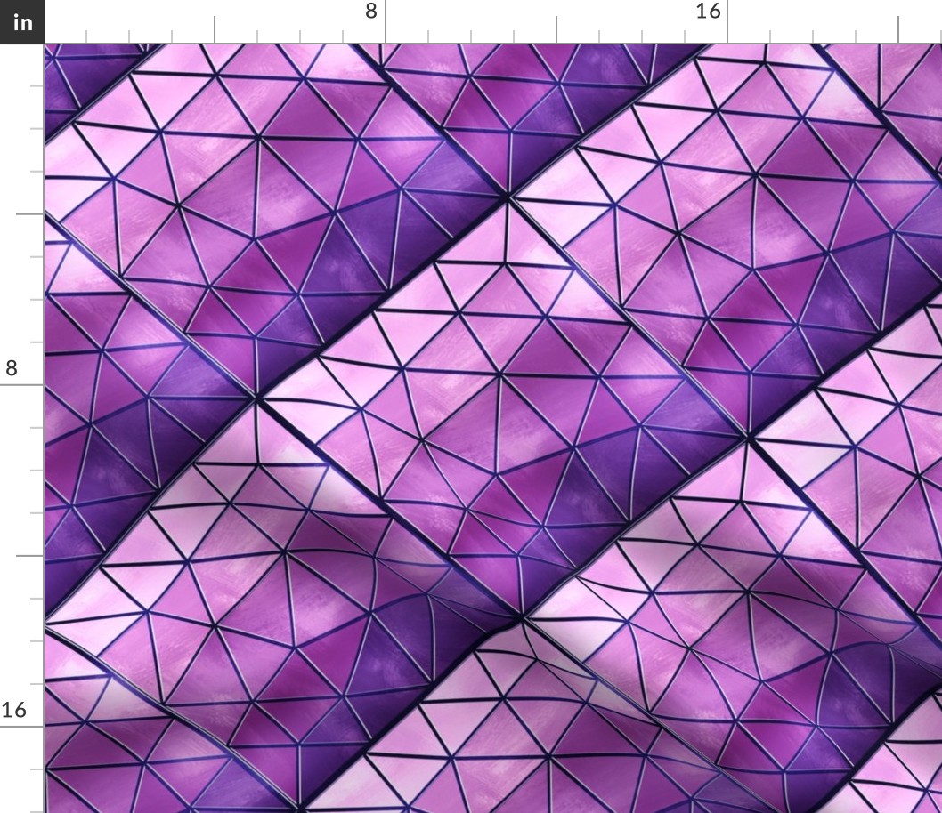 Diamond Tessera_ Magenta_Purple_Texture_ Medium