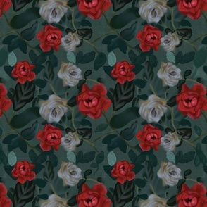 Roses on textured background 