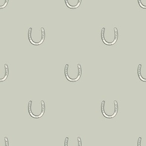 Lucky Horseshoe | Celadon | Equestrian