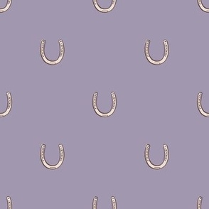 Lucky Horseshoe | Lavender | Equestrian