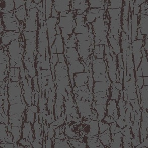 (L) Sophisticated Slate Gray Tonal Textured Birch Tree Bark Large