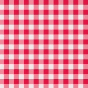 Picnic red and white gingham