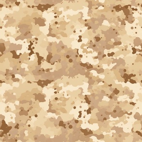Earthy Camo Blend: Natural Tones Camouflage Pattern