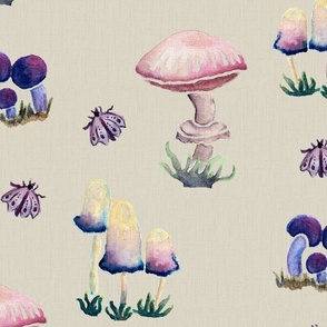 Pink Mushroom & Butterfly Melody