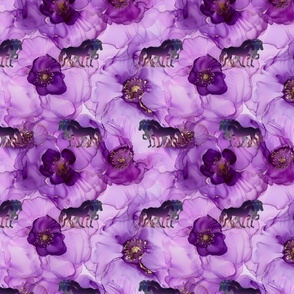 purple 3er icelandic horses -Toelter Flowers
