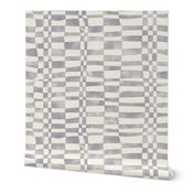 Eilyn Tile watercolor Check Hazy Lilac 