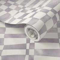 Eilyn Tile watercolor Check Hazy Lilac 