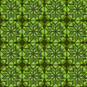 Feathered Star Green1