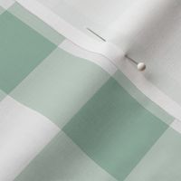 Traditional Gingham Celadon Green Small Scale Wallpaper Home decor