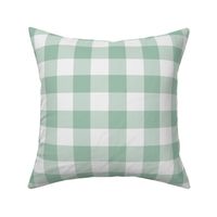 Traditional Gingham Celadon Green Small Scale Wallpaper Home decor