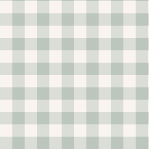 Traditional Gingham in Dream Green Small Scale, Wallpaper Home Decor