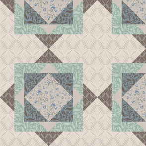 DESIGN 5 - PATTERNED QUILT COLLECTION (WINTER TONES)