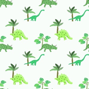 Dinosaur jungle greens