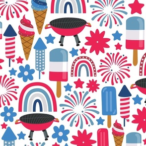 Fourth of July Pattern - Large