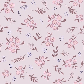 Ditsy floral small pink