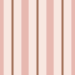 Pink and Brown Stripe